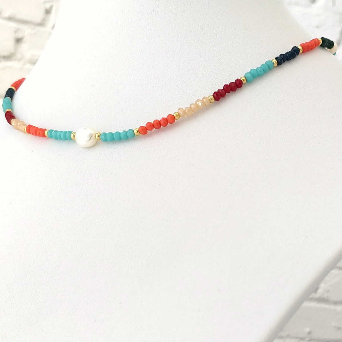 Bead sales choker necklace