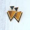 Gold Plated Geometric Earrings