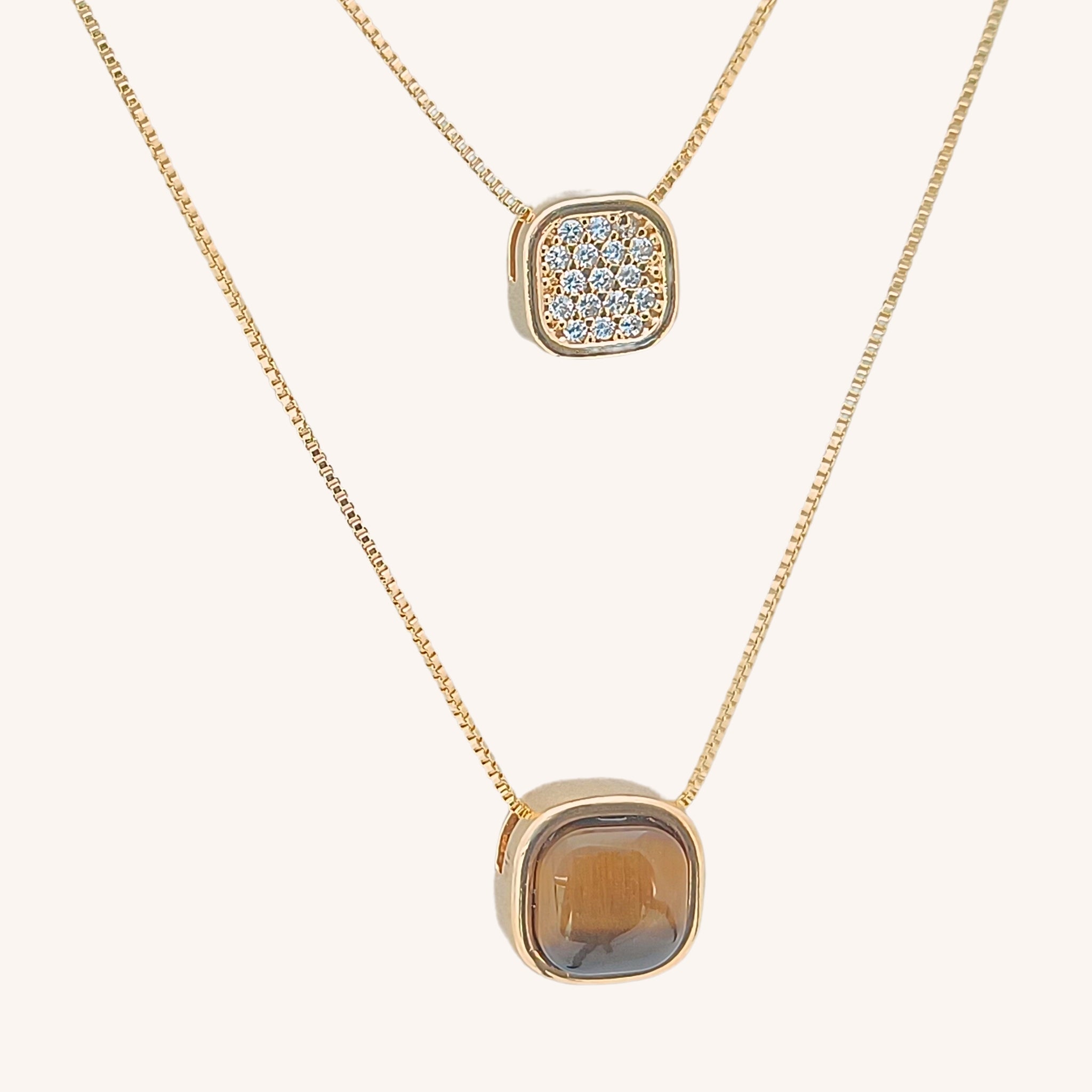 Alana Dazz - Alison Gold Plated Necklace – Gia Fernandez